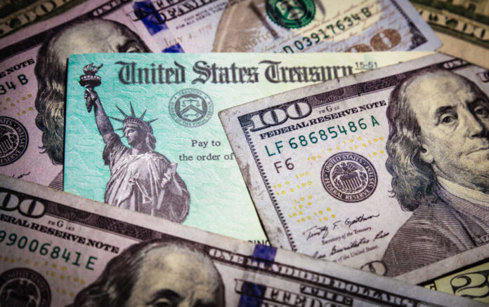Washington,Dc,-,April,2,,2020:,United,States,Treasury,Check