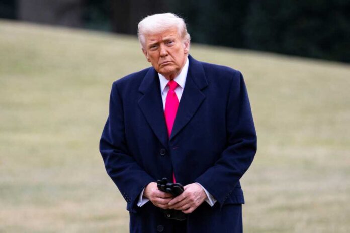 Washington,,February,22,,2025:,President,Donald,Trump,Arrives,At
