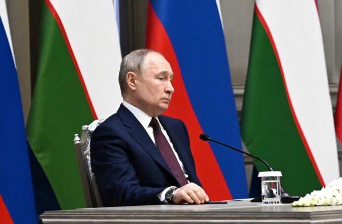 Tashkent,,Uzbekistan,,27,May,,2024.,Russian,President,Vladimir,Putin,During