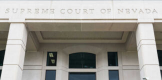 Exterior view of the Supreme Court of Nevada building
