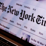 Explosive NYT Column Sparks Israel-Hamas Media War Close-up of The New York Times website displayed on a laptop