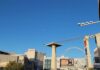 The USAF Thunderbirds doing two flybys of the Las Vegas Strip.