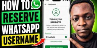 How To Reserve Whatsapp Username