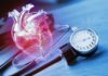 Viral “Heart Stops” Claim Sparks Backlash An anatomical heart illustration next to a blood pressure monitor