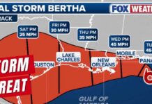 Gulf Waters Rise — Expert Battle Erupts Tropical Storm Bertha Has Formed In The Gulf Of America
