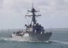 AI Warships, Taxpayers On The Hook A naval destroyer sailing in the ocean