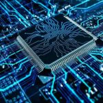 AI Arms Race: AMD’s Big Anthropic Wager Microchip on a glowing blue circuit board