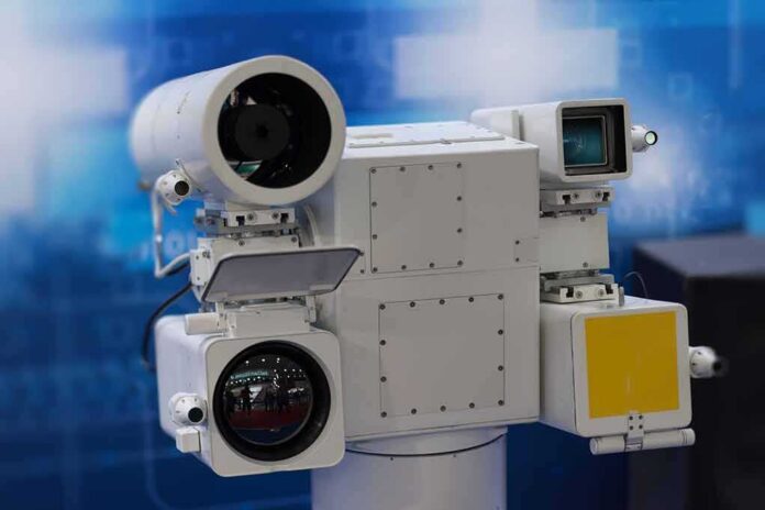 Multi-sensor surveillance turret with cameras and optics