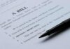 Abortion Until Birth? Beacon Hill’s Gambit Bill document with black pen on paper