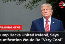 President Donald Trump Says United Ireland Could Happen “Eventually” During Dublin Speech | AC15