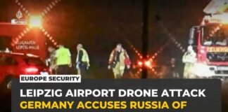 Germany accuses Russia of failed August drone attack on Leipzig airport