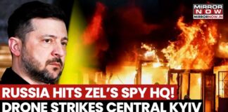 RUSSIAN DRONE HITS KYIV: Ukraine's SBU Headquarters Targeted, Zelenskyy Vows Revenge | WATCH
