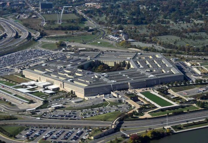 shutterstock_746396986 The Pentagon building complex seen from above