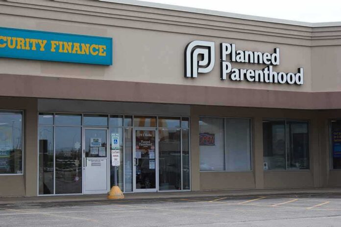 Planned Parenthood clinic storefront in a strip mall